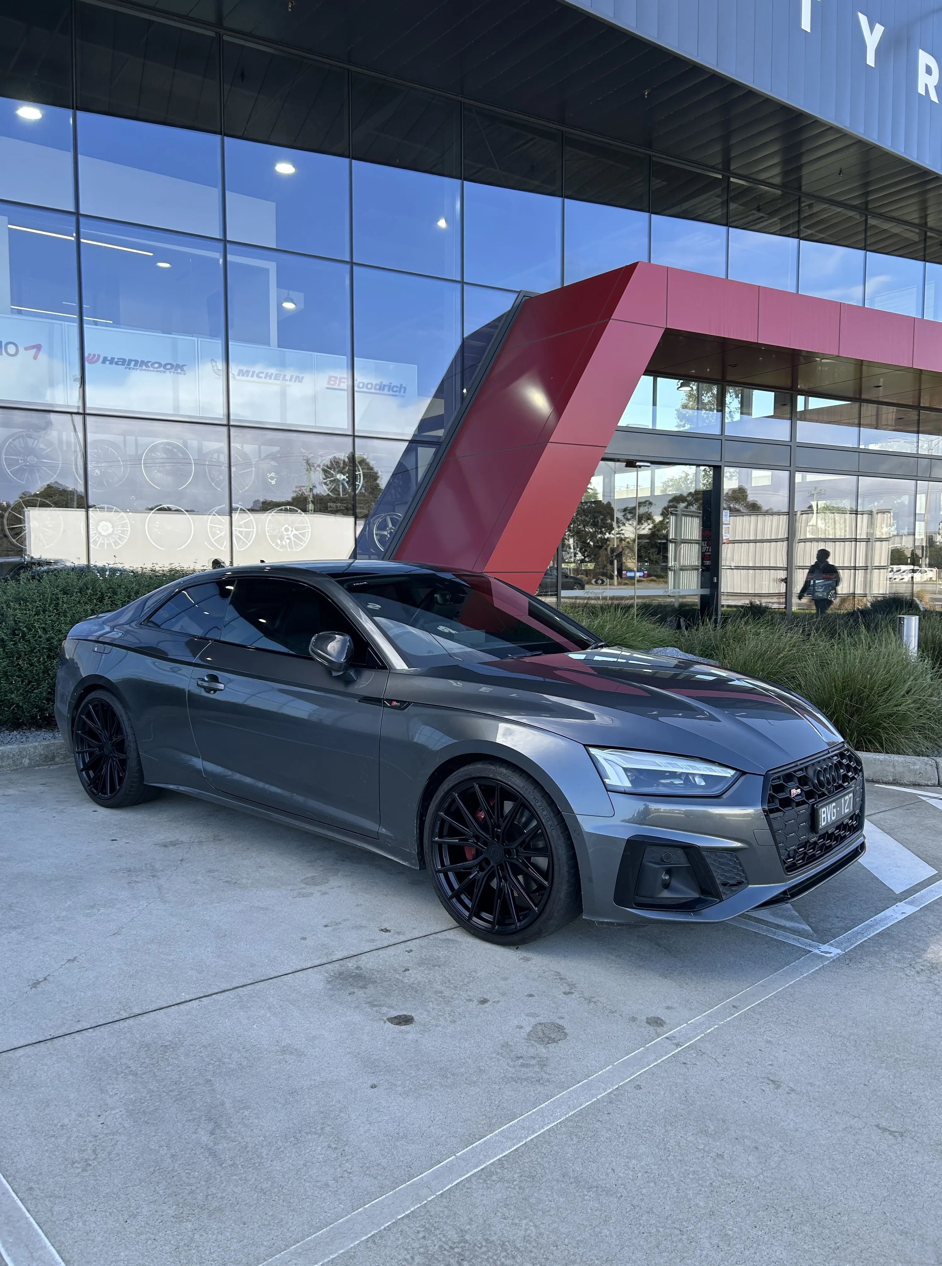 AUDI S5 WITH SATIN BLACK HF3.1 GTFORM WHEELS |  | AUDI