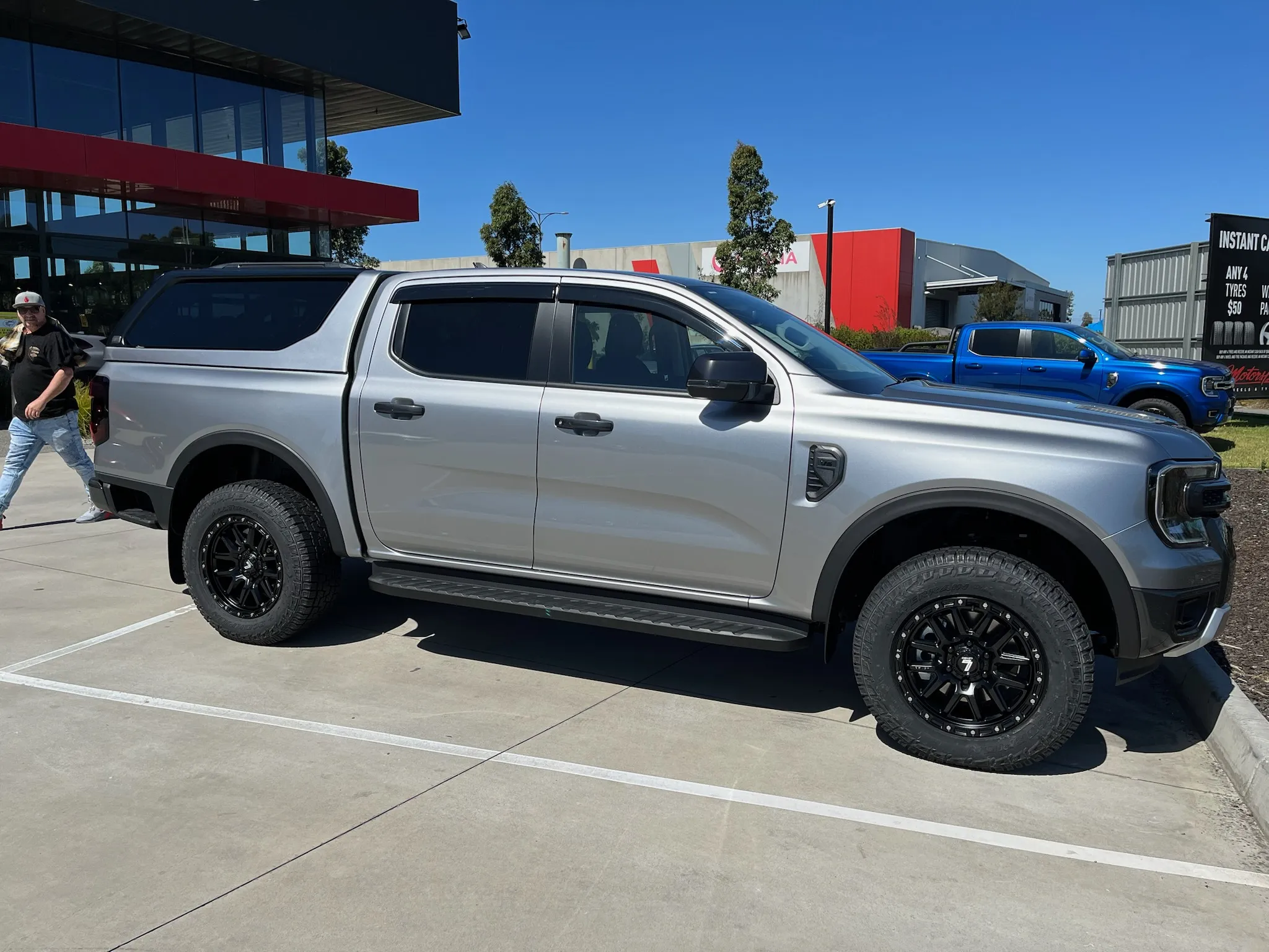 FORD RANGER NEXT GEN with 17 INCH LENSO MARVEL MATTE BLACK