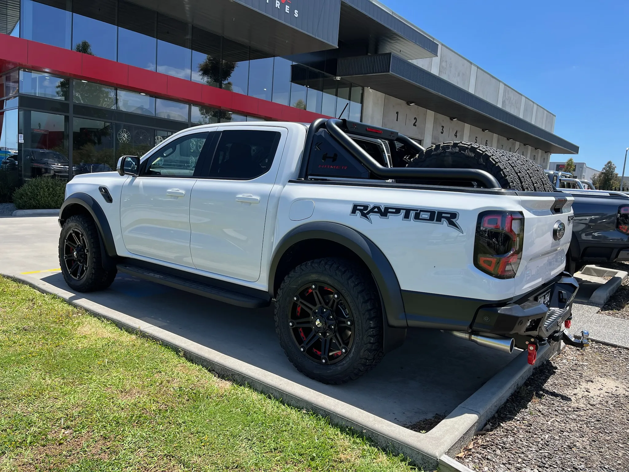 FORD RAPTOR with BLADE SERIES V 20X9 MATTE BLACK WHEELS