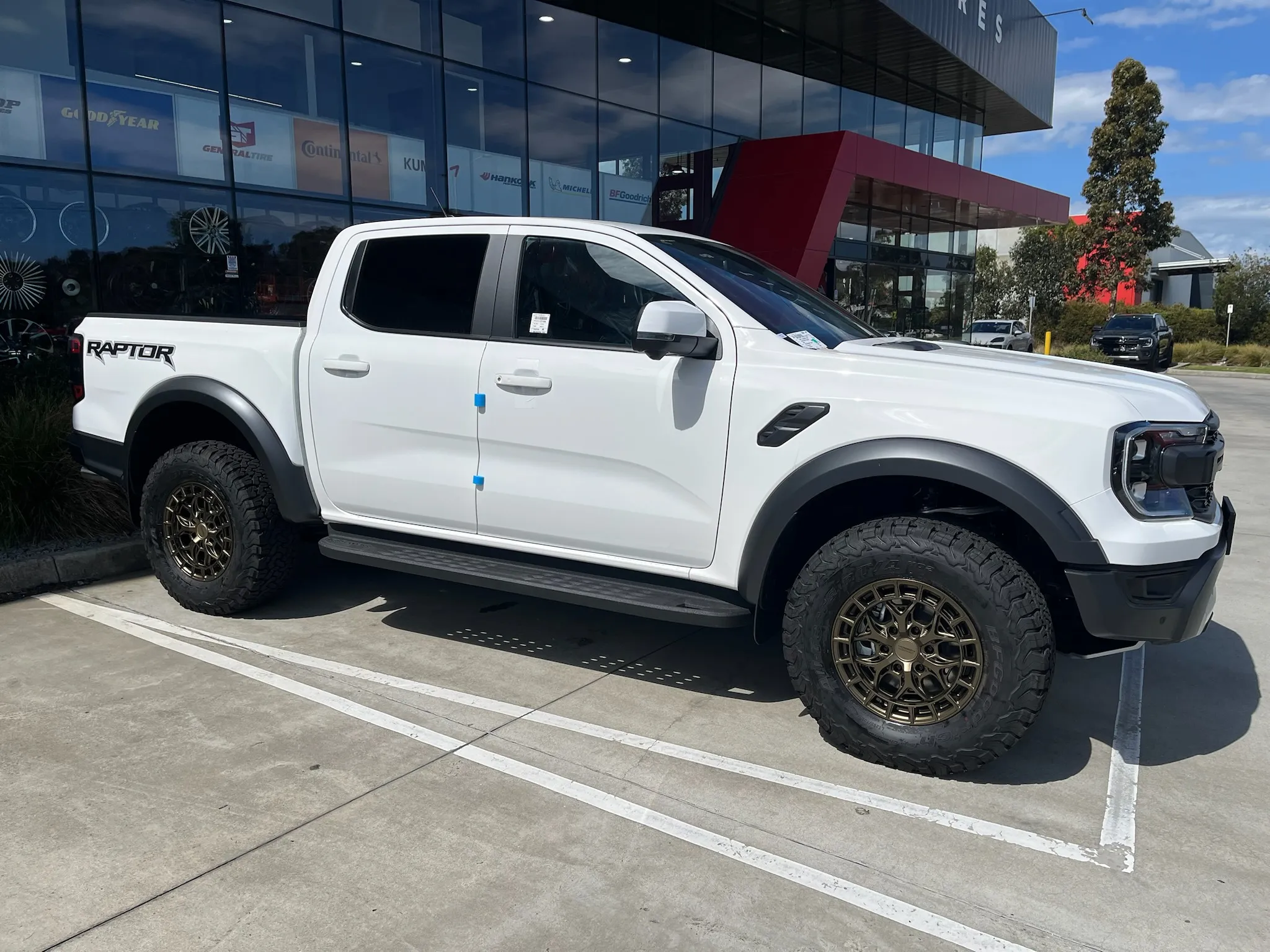 Bronze Color Raptor FORD RAPTOR with VOSSEN HFX1 WHEELS 17 inch TERRA BRONZE