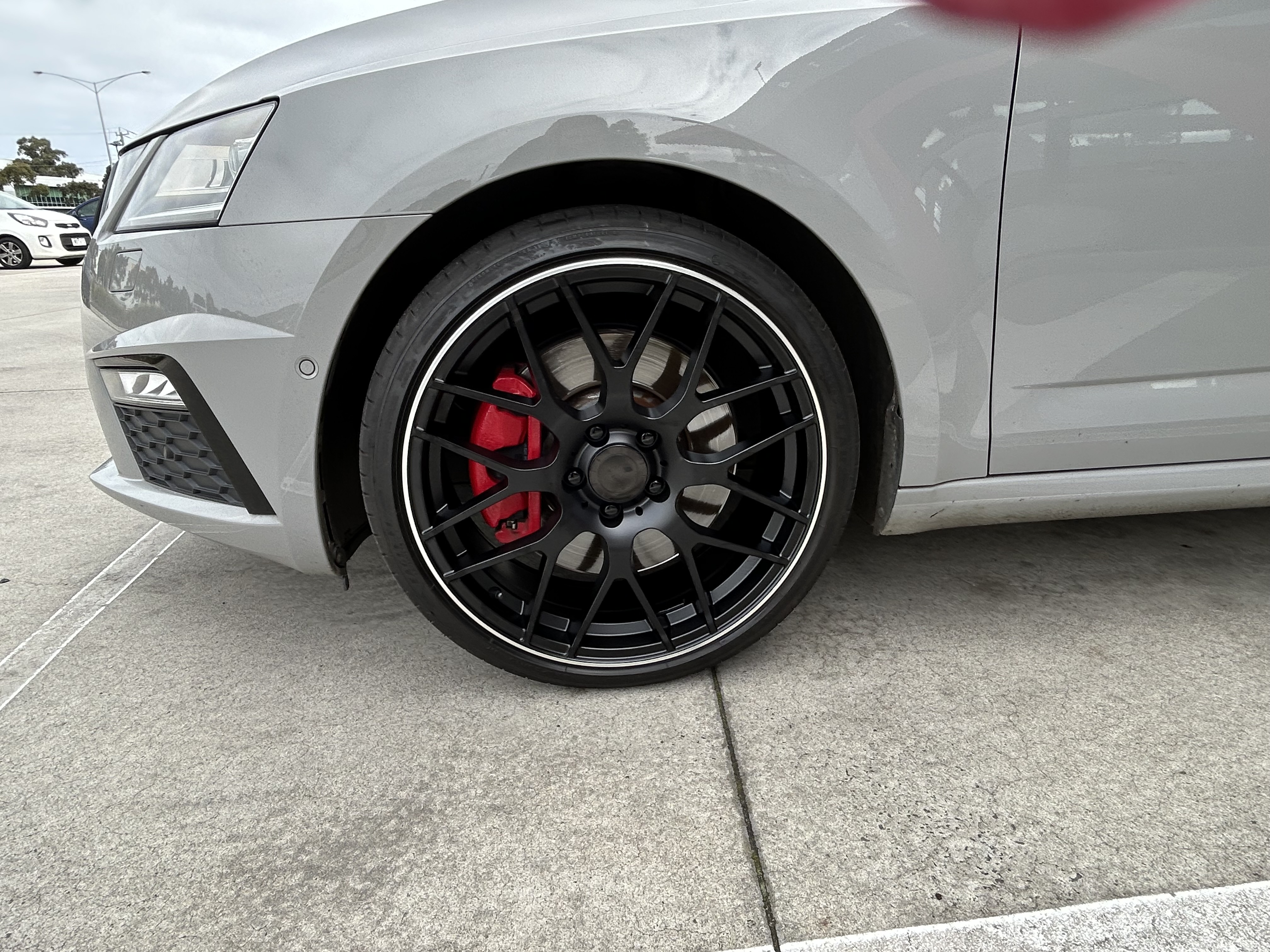 SKODA OCTAVIA WITH M-01 MATTE BLACK WHEELS | SKODA