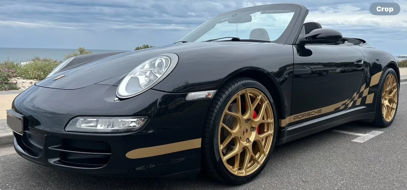 HRF FF01 MONO BLOCK 19X8 and 19X11 CUSTOM WHEELS in GOLD