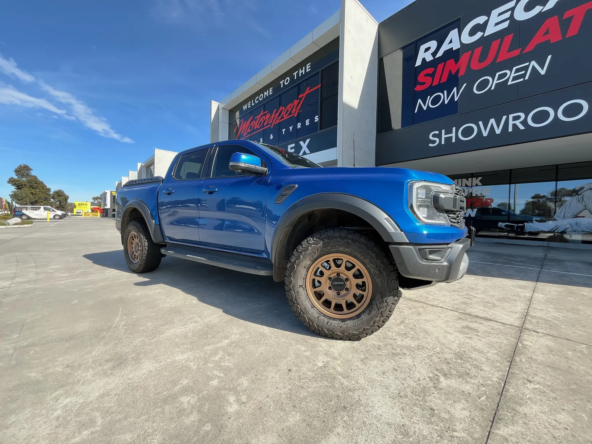 Bronze Color Raptor FORD RAPTOR with METHOD 703 BEAD GRIP 17X8.5 BRONZE