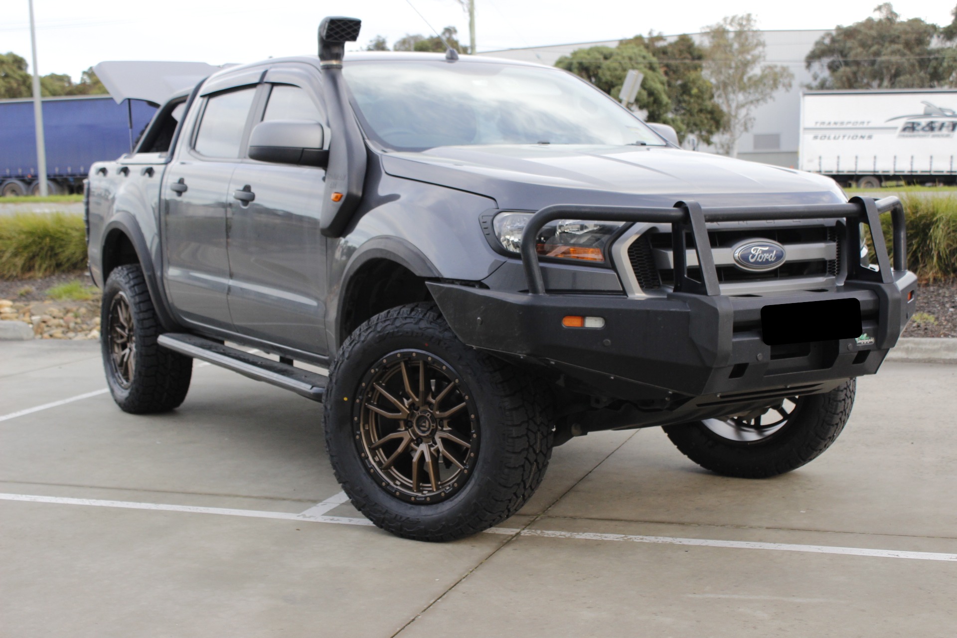 2016 FORD RANGER WITH 20" FUEL REBELS | FORD