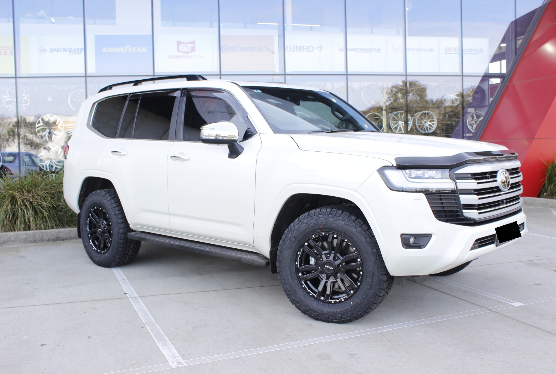 300 SERIES LANDCRUISER WITH ROH VAPOUR MACHINED BLACK | TOYOTA