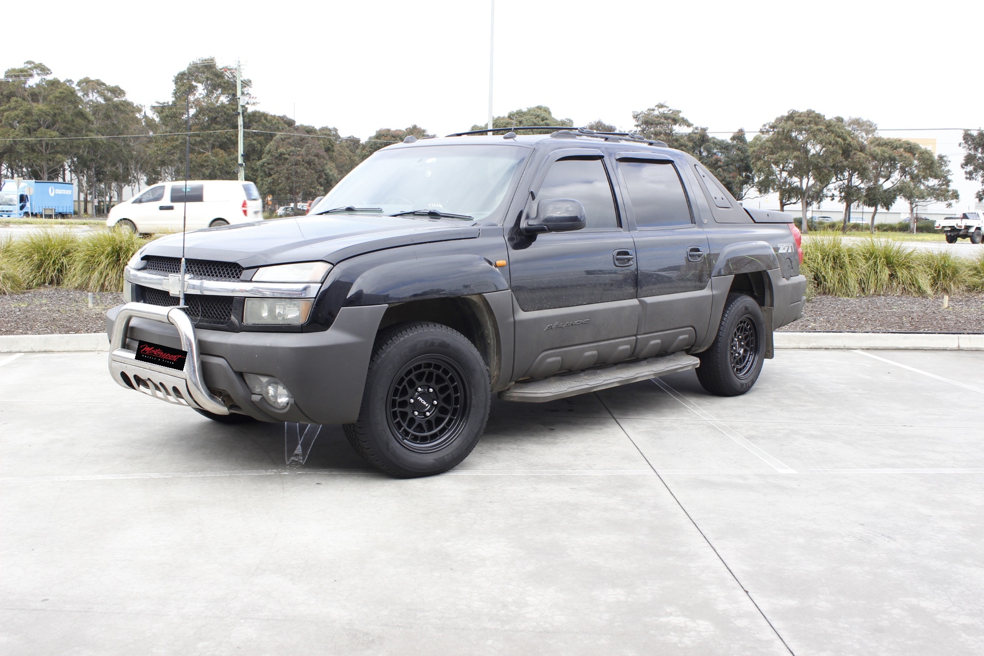 CHEV AVALANCE WITH ROH LOTUS MATTE BLACK WHEELS |  | CHEVROLET
