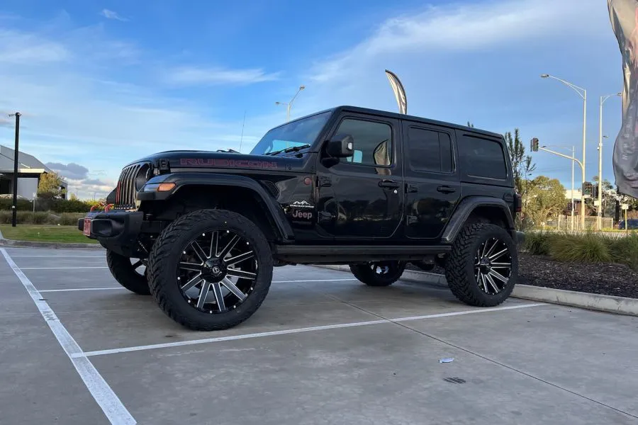 JEEP WRANGLER RUBICON with FUEL CONTRA 22 inch WHEELS |  | JEEP