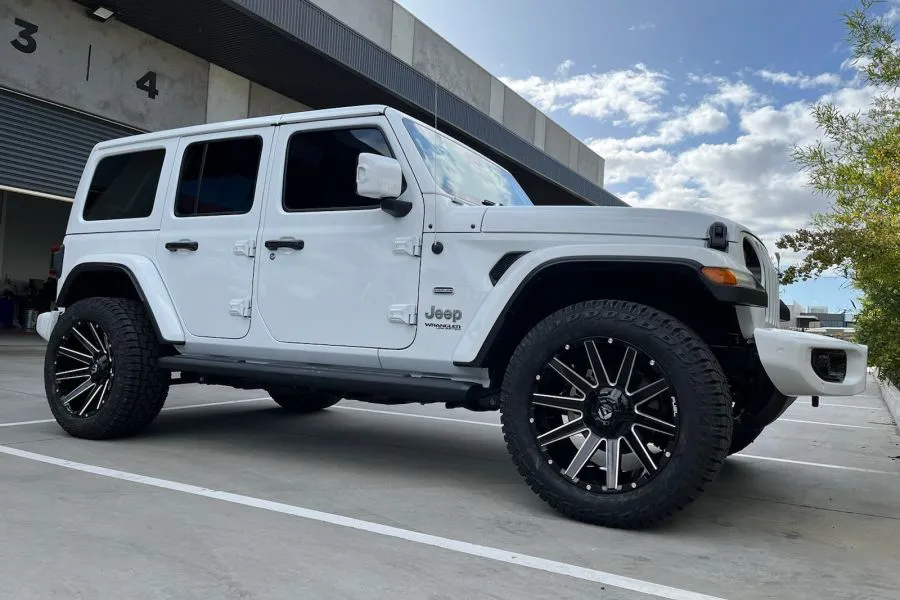JEEP WRANGLER with 20 inch FUEL CONTRA WHEELS |  | JEEP