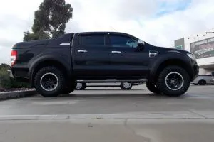 FORD RANGER fitted with LENSO MAX1 17X9 