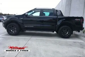 FORD RANGER WITH 20X9 GLOSS BLACK MILLED FUEL BEAST WHEELS |  | FORD