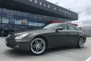 MERCEDES CLS WITH 19 INCH L63-M WHEELS | MERCEDES