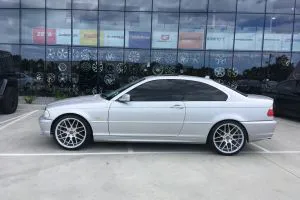 BMW 325Ci with 19X8.5 Silver Machined Face H-1060 Wheels |  | BMW