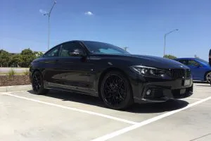 BMW 4 SERIES WITH 19 INCH B-M4LACE WHEELS | BMW