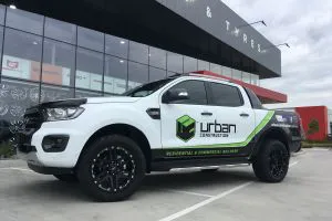 FORD RANGER WITH 20X9 TUFF T-01 WHEELS | FORD