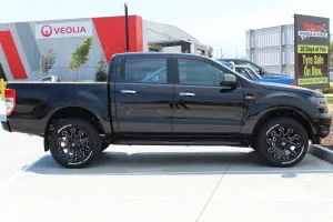 FORD RANGER WITH 20X9 FUEL BATTLE AXE WHEELS | FORD