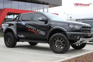FORD RAPTOR WITH 20X9 KMC DELTA WHEELS |  | FORD
