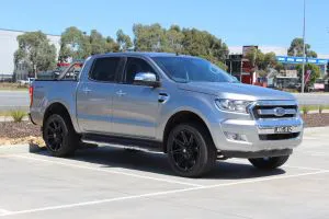 FORD RANGER WITH 20X9 MATT BLACK BLADE SERIES V WHEELS | FORD