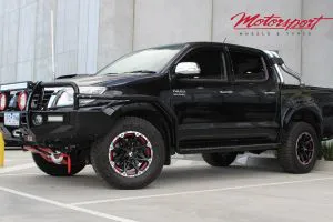 TOYOTA HILUX SR5 WITH 17X8.5 BLADE RAMPAGE WHEELS |  | TOYOTA