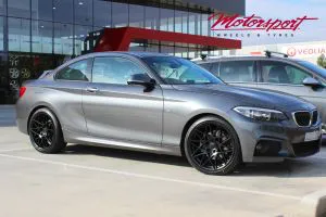 BMW 2 SERIES WITH 19 INCH MATT BLACK B-M4LACE WHEELS | BMW