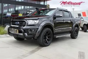 FORD RANGER WILDTRAK WITH 20X9 BLADE SERIES FINKE WHEELS