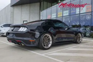FORD MUSTANG WITH 20 INCH BC FORGED HCA WHEELS |  | FORD