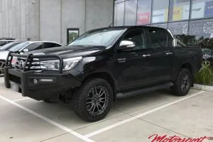 Toyota Hilux with 20X9 Fuel Rebel Wheels |  | Toyota