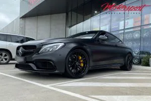 Mercedes Benz C63S with 20 inch Brixton Forged CM-10 Wheels |  | Mercedes