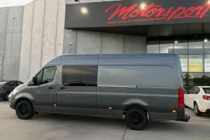 MERCEDES SPRINTER with METHOD 703 17 inch WHEELS | MERCEDES