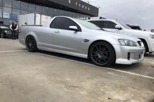 HOLDEN VE COMMODORE UTE with KMC FLUX 20 inch WHEELS | HOLDEN
