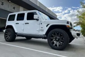 JEEP WRANGLER with 20 inch FUEL CONTRA WHEELS | JEEP