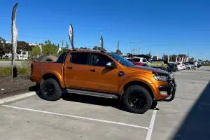 FORD RANGER WILDTRAK with 17X9 FUEL WARP wheels