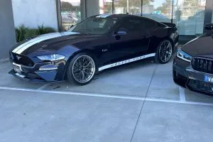 FORD MUSTANG with HRF 007-2 20/21 inch wheels | FORD