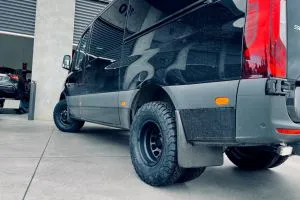 MERCEDES SPRINTER with METHOD 703 17 inch WHEELS | MERCEDES